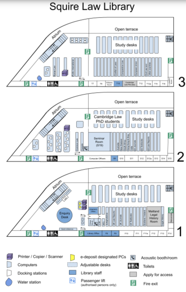 Squire Library Floor Plan