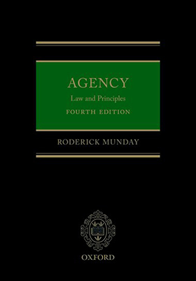 Agency: Law and Principles 4th edition