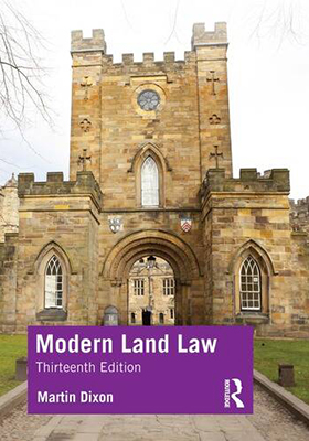 Modern Land Law 13th edition