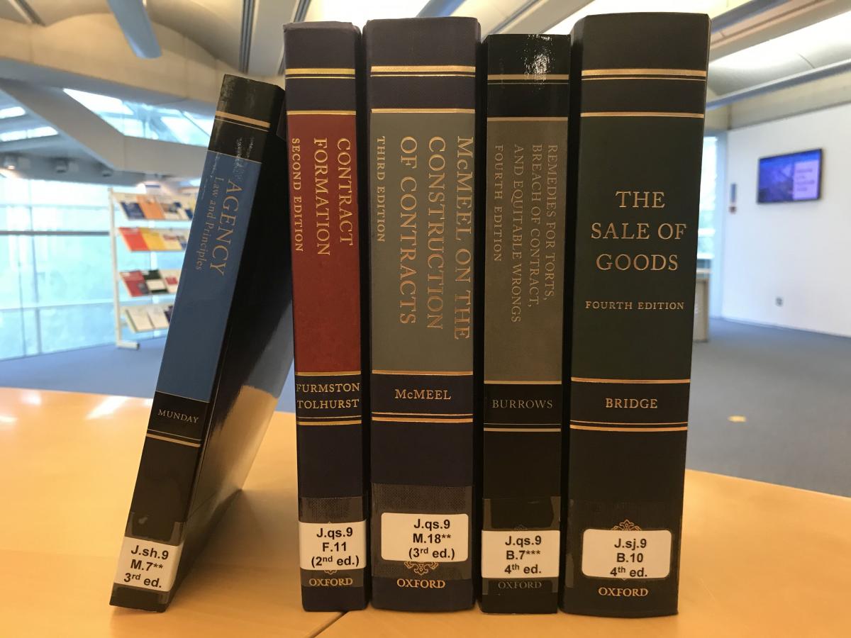OUP Commercial Law books in Squire Law Library